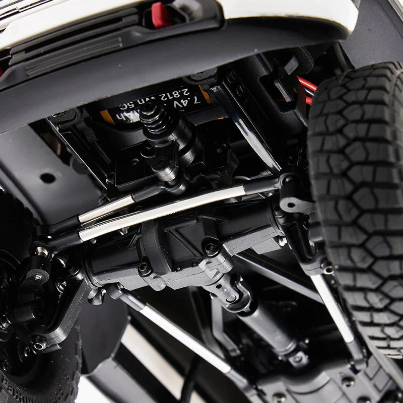 FMS Scale GMC Sierra 2019 FCX18 Brushless 4WD 1/18 RTR FMS11853RTR-WH-BL - Image 12