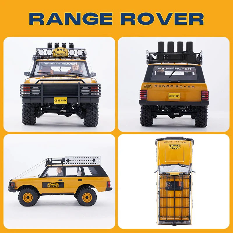 FMS Scale Land Rover Camel FCX10 RTR FMS11044RS-YL-SP - Image 2