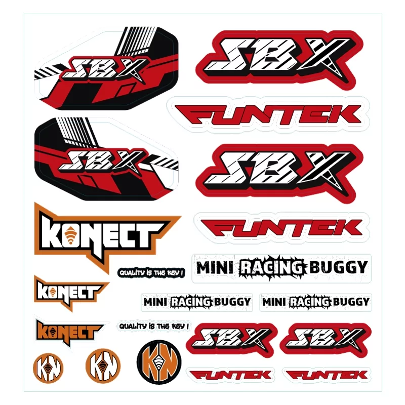 Funtek Planche stickers carrosserie SBX - Image 2