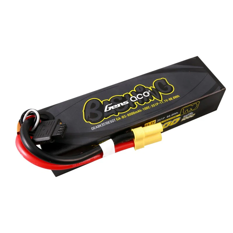 GENS ACE Accu Lipo Bashing G-Tech 3S 11.1v 8000mAh 100C EC5 - Image 2