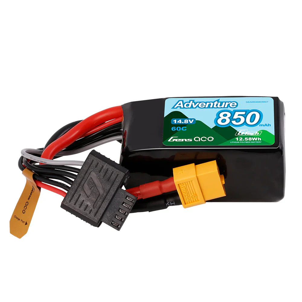 Gens Ace Accu lipo G-Tech Adventure 14.8v 850mAh 60C XT60 - Image 2