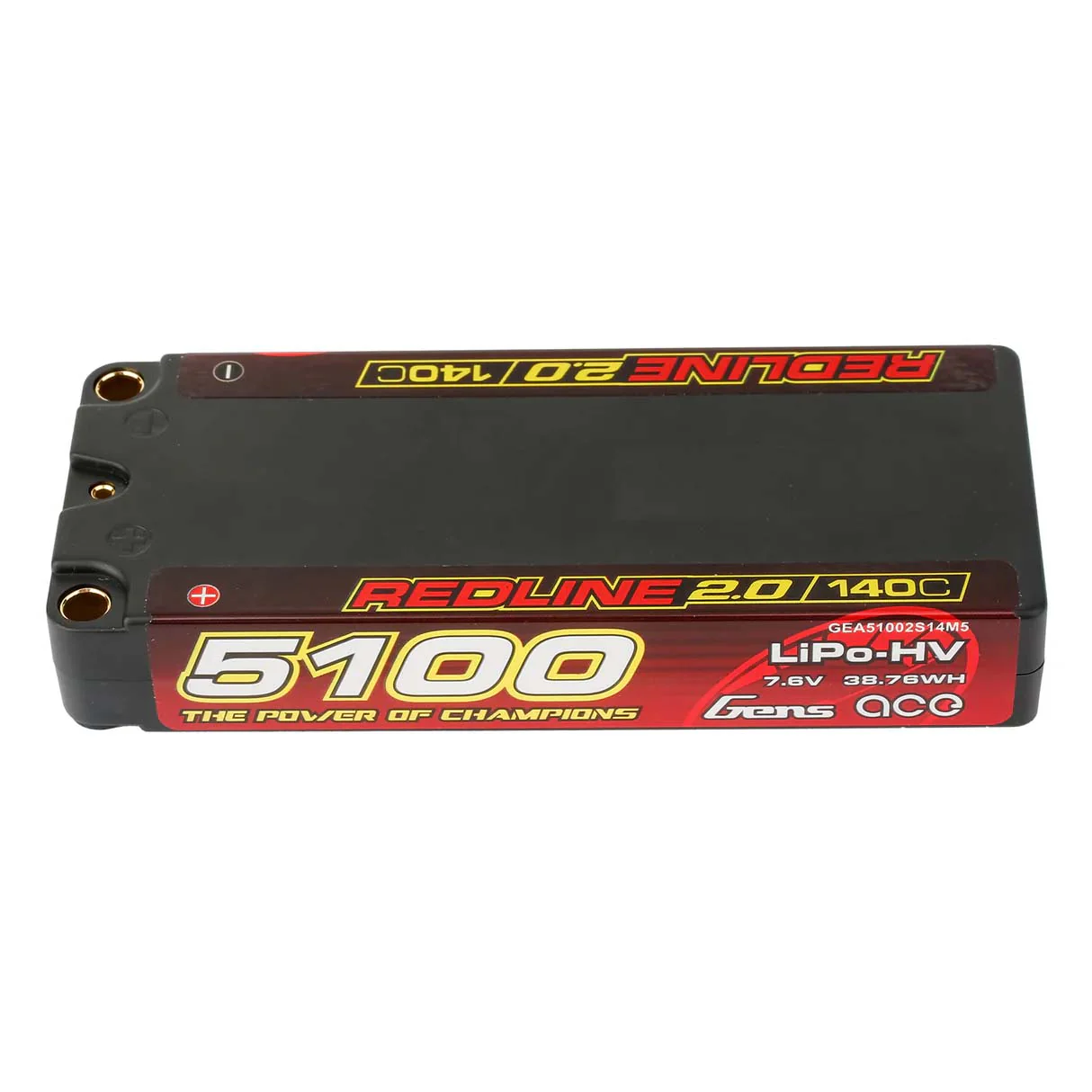 Gens Ace Redline 2.0 Hv Accu lipo LCG 7.6v 5100mah 140C 2S1P - Image 3