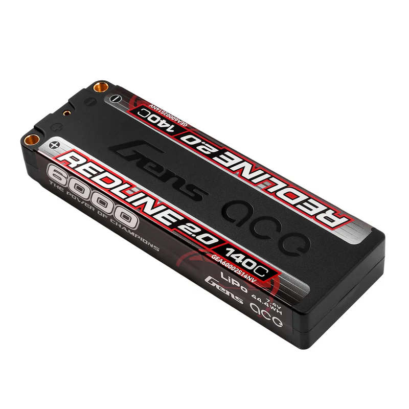 Gens Ace Redline 2.0 Accu lipo ULCG 7.4v 6000mah 140C 2S1P