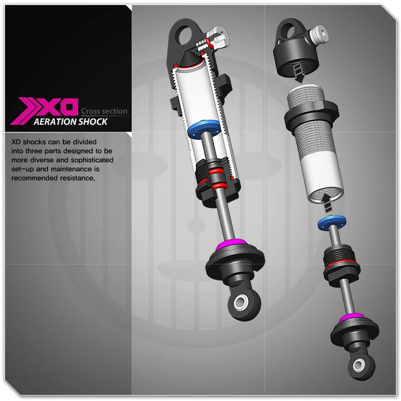 Gmade Amortisseur XD Aeration 103mm (x2) GM21407 - Image 2