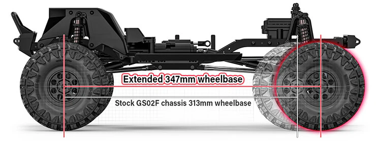 Gmade GS02F Spider Portal TS KIT GM57014 - Image 8