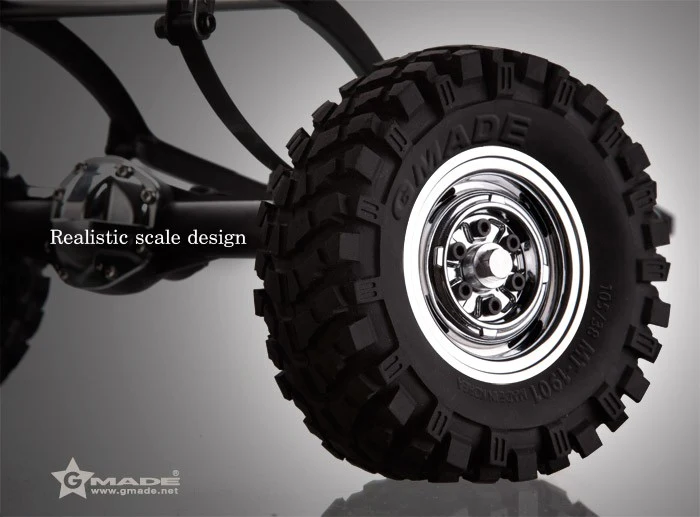 GMade Jantes VR01 Blanche 1.9 BeadLock (x2) GM70106 - Image 6