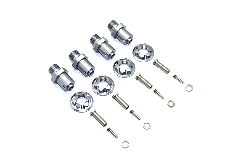 GPM Adaptateur hexagones 17mm + écrous alu (x4) TRX4/17X19/2 - Image 3