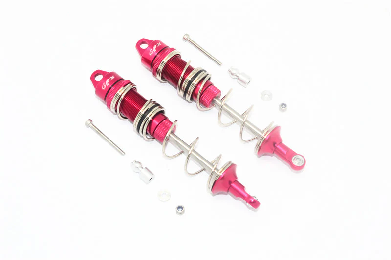 GPM Amortisseur arrière 135mm alu rouge (x2) MAK135RA-R-S-BEBK