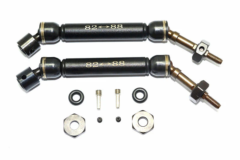 GPM Cardans CVD acier + alu noir arrière (x2) SSLA1277RH-BK