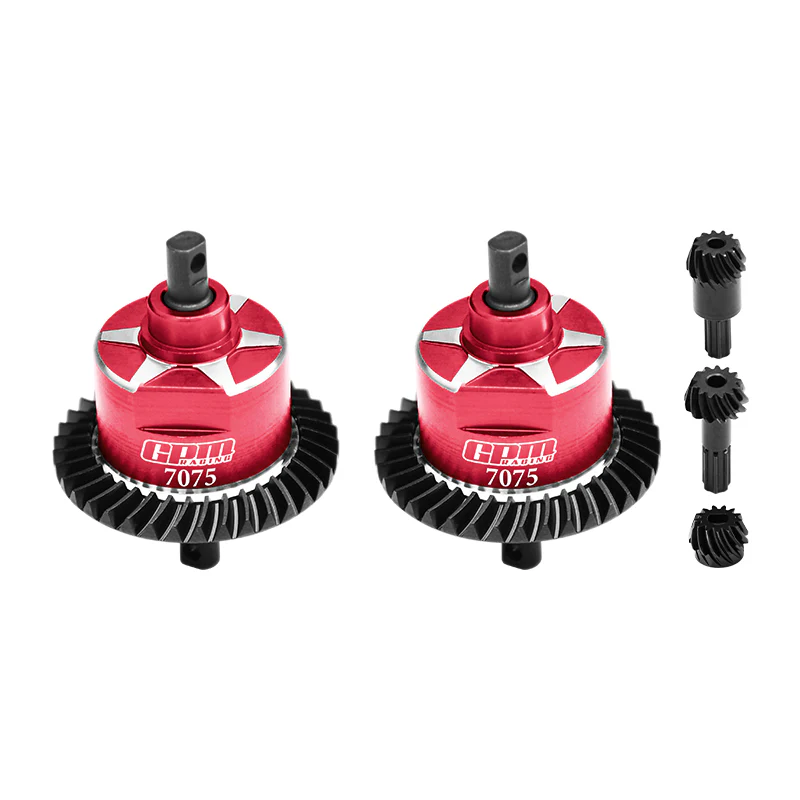 GPM Différentiels complet alu 7075 et pignons acier carbone TXMM1137S-R