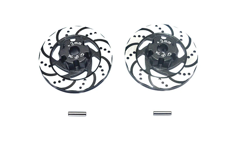 GPM Hexagone 17mm disque de frein alu (x2) UDR010DX+3MM - Image 2