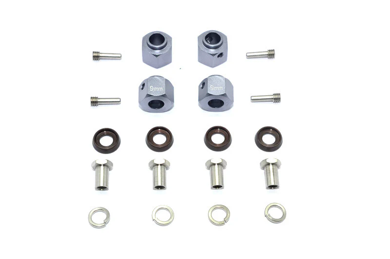 GPM Hexagones +9mm alu (x4) TRX4010/9MM - Image 3
