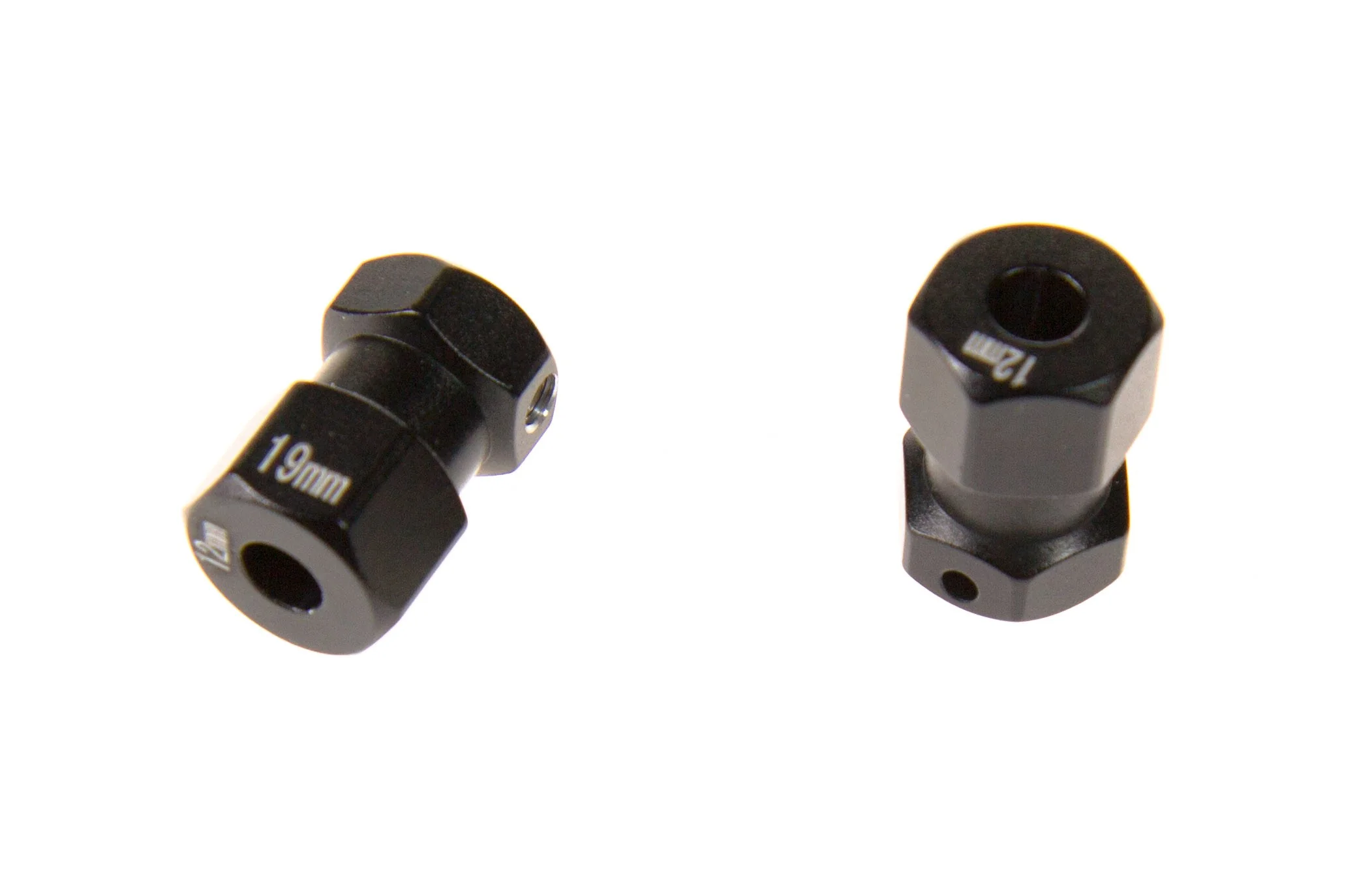 GPM Hexagones de roue +19mm alu noir RR010/1219-BK