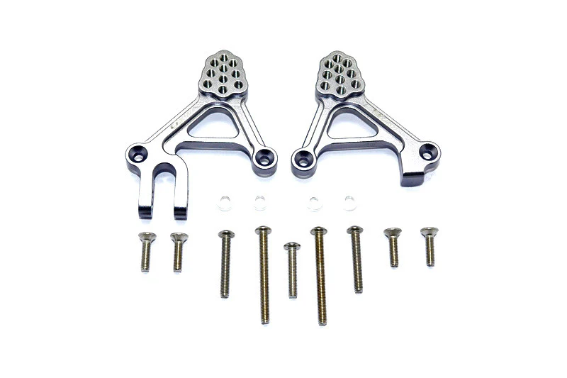 GPM Support amortisseur avant réglable alu gris (x2) TRX4028-GS