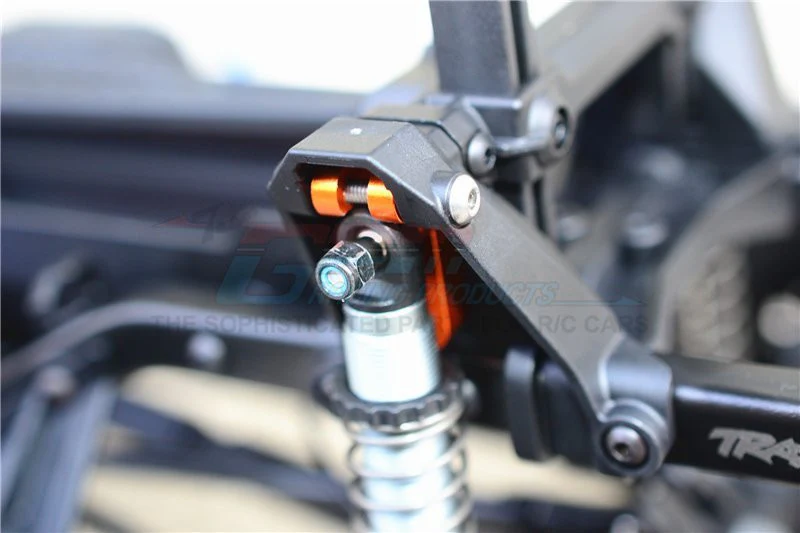 GPM Support amortisseur réglable alu gris (x4) TRX4029FR-GS - Image 2