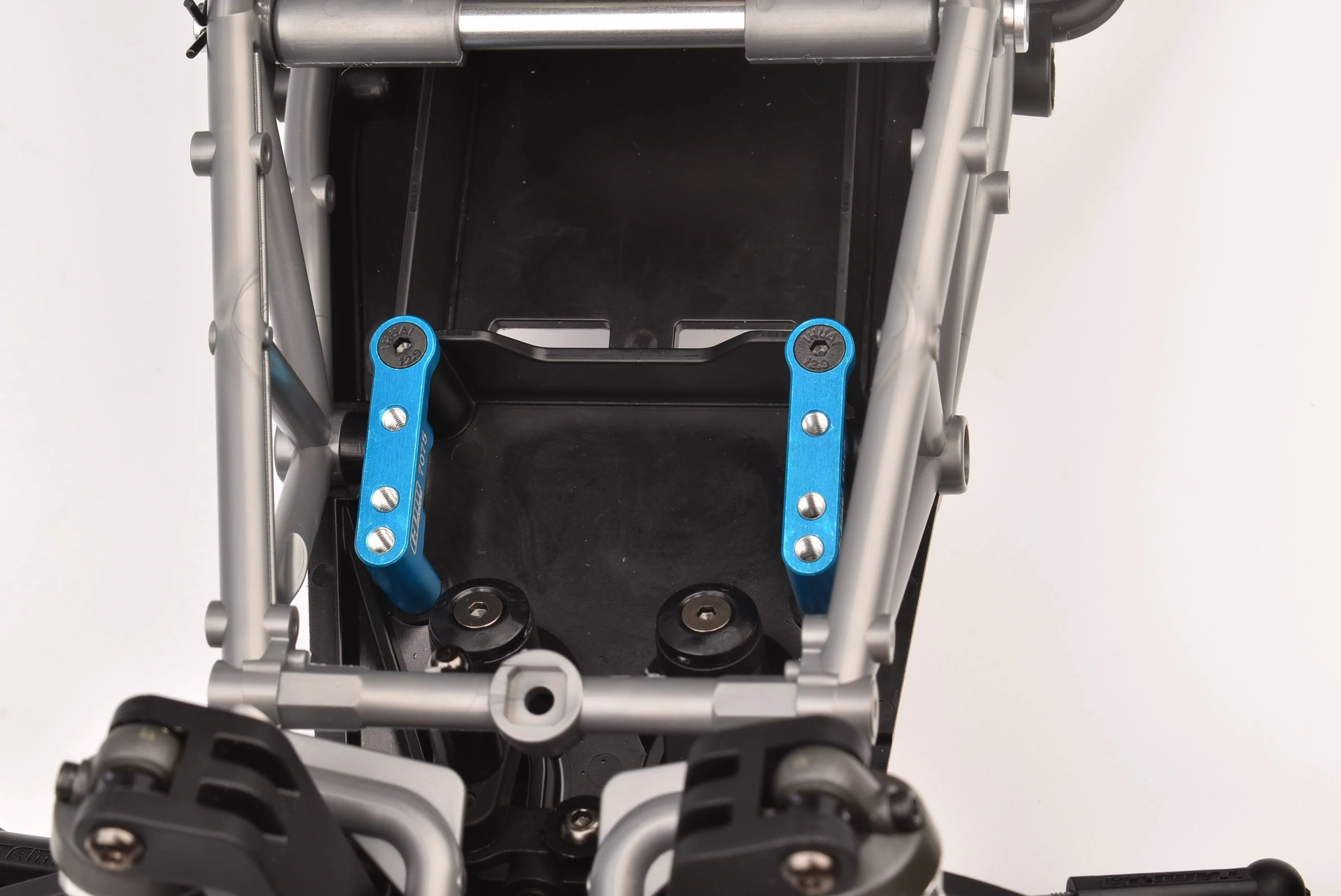 GPM Support de servo Alu 7075 Bleu (x2) BBX024-SB - Image 2