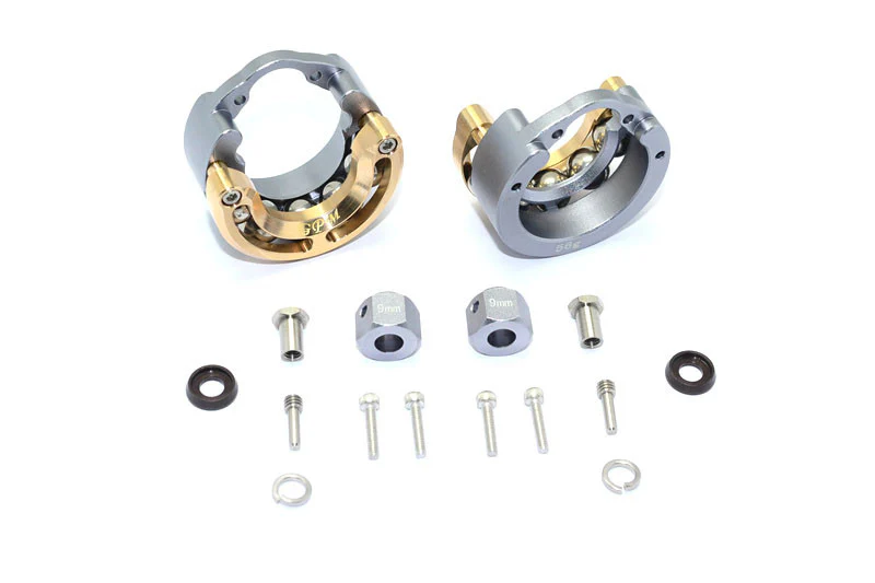 GPM Système de leste pendulaire + Hexa +9mm alu/laiton (x2) TRX4023B - Image 3