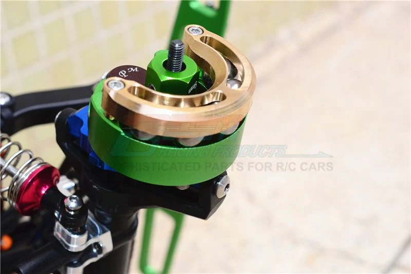 GPM Système de leste pendulaire + Hexa +9mm alu/laiton (x2) TRX4023B - Image 4