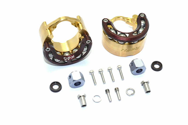 GPM Système de leste pendulaire + Hexa +9mm alu/laiton (x2) TRX4023C - Image 2