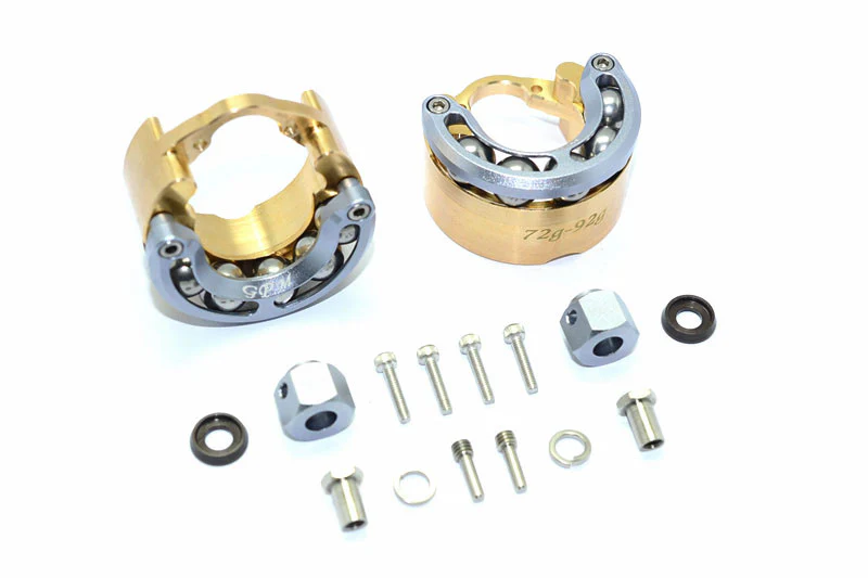 GPM Système de leste pendulaire + Hexa +9mm alu/laiton (x2) TRX4023C - Image 3