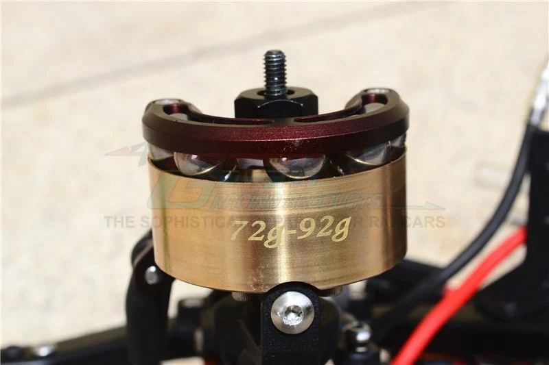 GPM Système de leste pendulaire + Hexa +9mm alu/laiton (x2) TRX4023C - Image 4