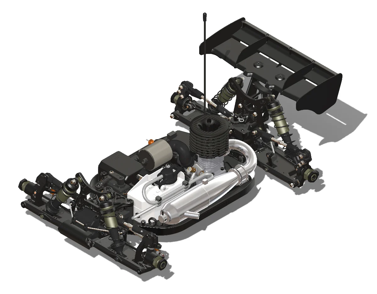 HB Racing Nitro Buggy D8 RS Competition KIT 204900