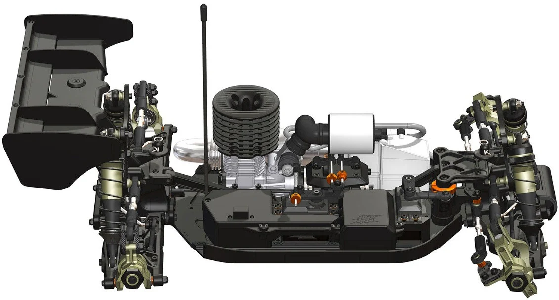 HB Racing Nitro Buggy D8 World Competition KIT 204850 - Image 4