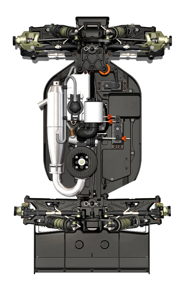 HB Racing Nitro Buggy D8 World Competition KIT 204850 - Image 6