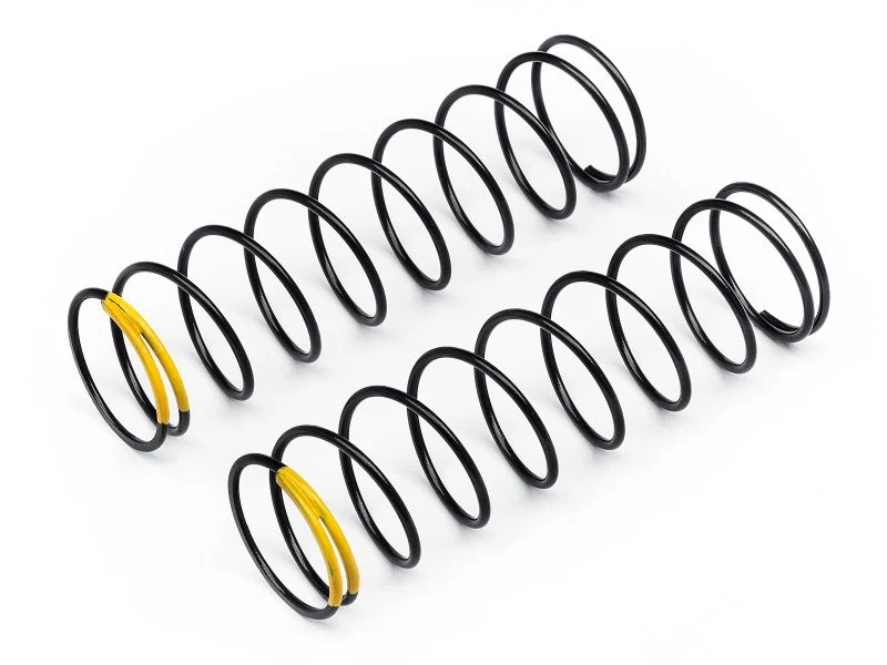 HB Racing Ressorts d'amortisseurs Jaune 85mm (x2) 109815