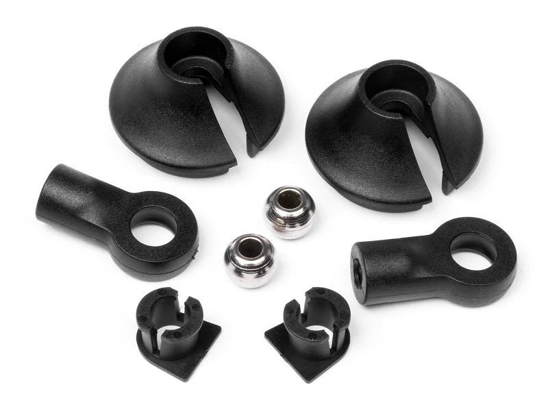 HB Racing Set coupelles + chapes amortisseur 67351