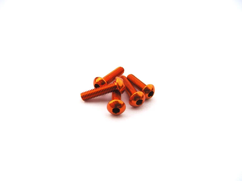 Hiro Seiko Set de Vis Light Weight pour Radio 7PX (Orange) 48223