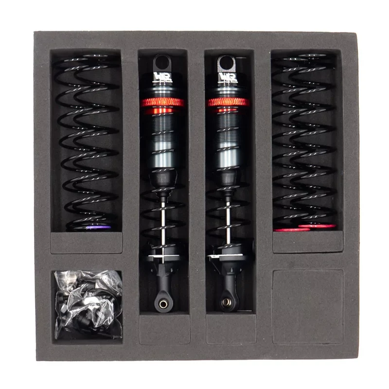 Hobbytech Amortisseurs 75mm Big Bore 13mm + Kit ressorts 1/10 HTR-510075 - Image 2