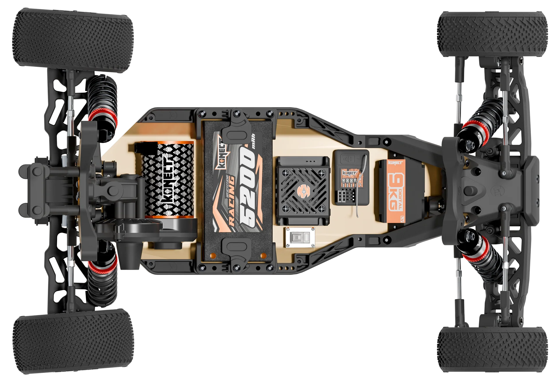 HobbyTech Buggy X-Mid 2WD Brushless RTR + Lipo/Chargeur 1.XMID.RTR-PACK - Image 17