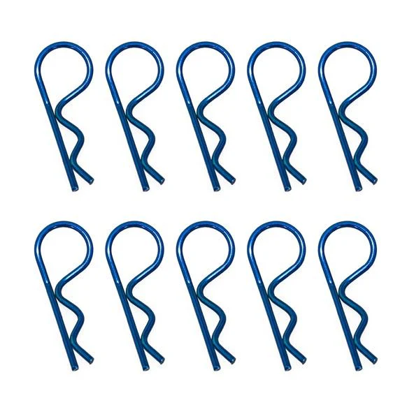 Hobbytech Clips de carrosserie 1/8 métallise (x10) HT-502391 - Image 4