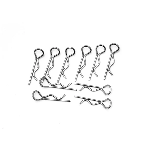 Hobbytech Clips de carrosserie 1/8 universels (x10) 501390