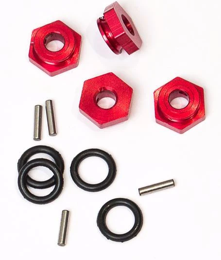 Hobbytech Hexagone de roue av/ar Alu + joint REV-176