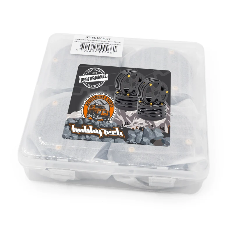 Hobbytech Jantes Carbone crawler performance LightWeight 2.2 (x4) HT-SU1802020 - Image 6