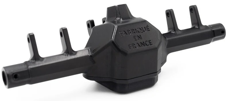 Hobbytech Pont en Aluminium Monobloc Noir CRX CRX-070-FR