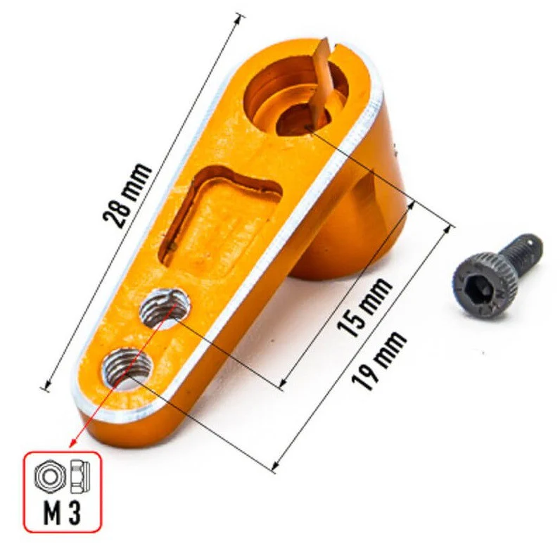 Hobbytech Racing Palonnier Aluminium 25T Orange HTR-1930026-OR