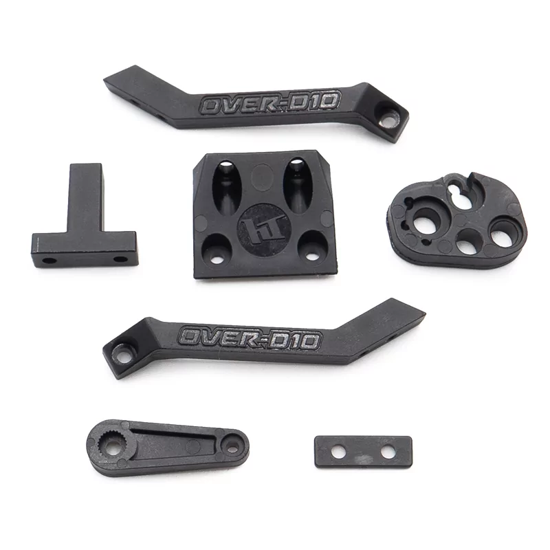 Hobbytech Renfort + palonnier + entretoise moteur + renfort avant plastique OVER-D10 OVD-076