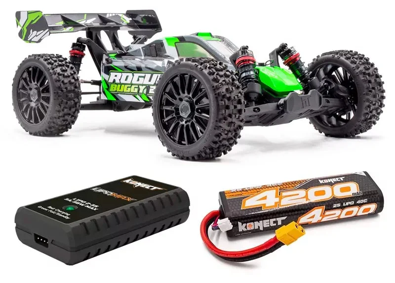 HobbyTech Rogue Buggy 2.0 Brushless 4x4 1/8 RTR + Batterie/Chargeur - Image 2
