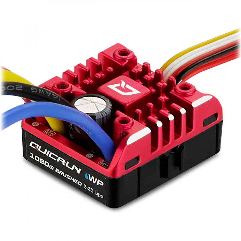 Hobbywing Combo Variateur Quicrun WP1080 G2 Crawler + Moteur 555 5 Slot - Image 9