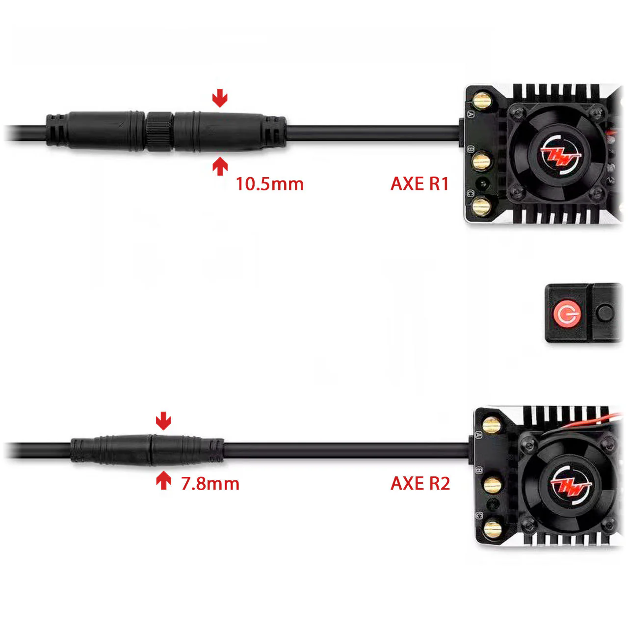 Hobbywing Combo Xerun Axe R2 + Moteur brushless FOC Crawler - Image 12