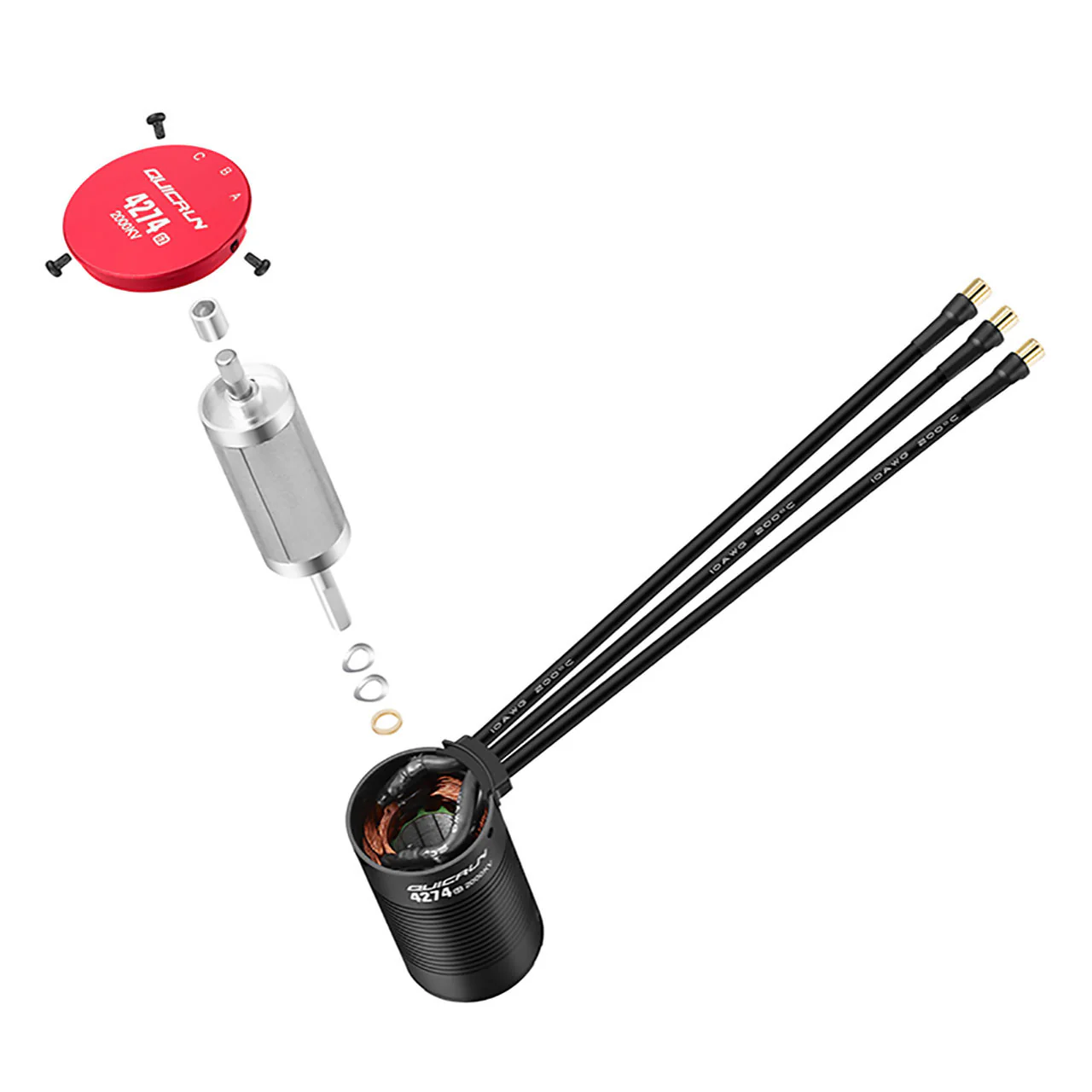Hobbywing Moteur QuicRun 4274SL G2 2000kV HW30404700 - Image 3