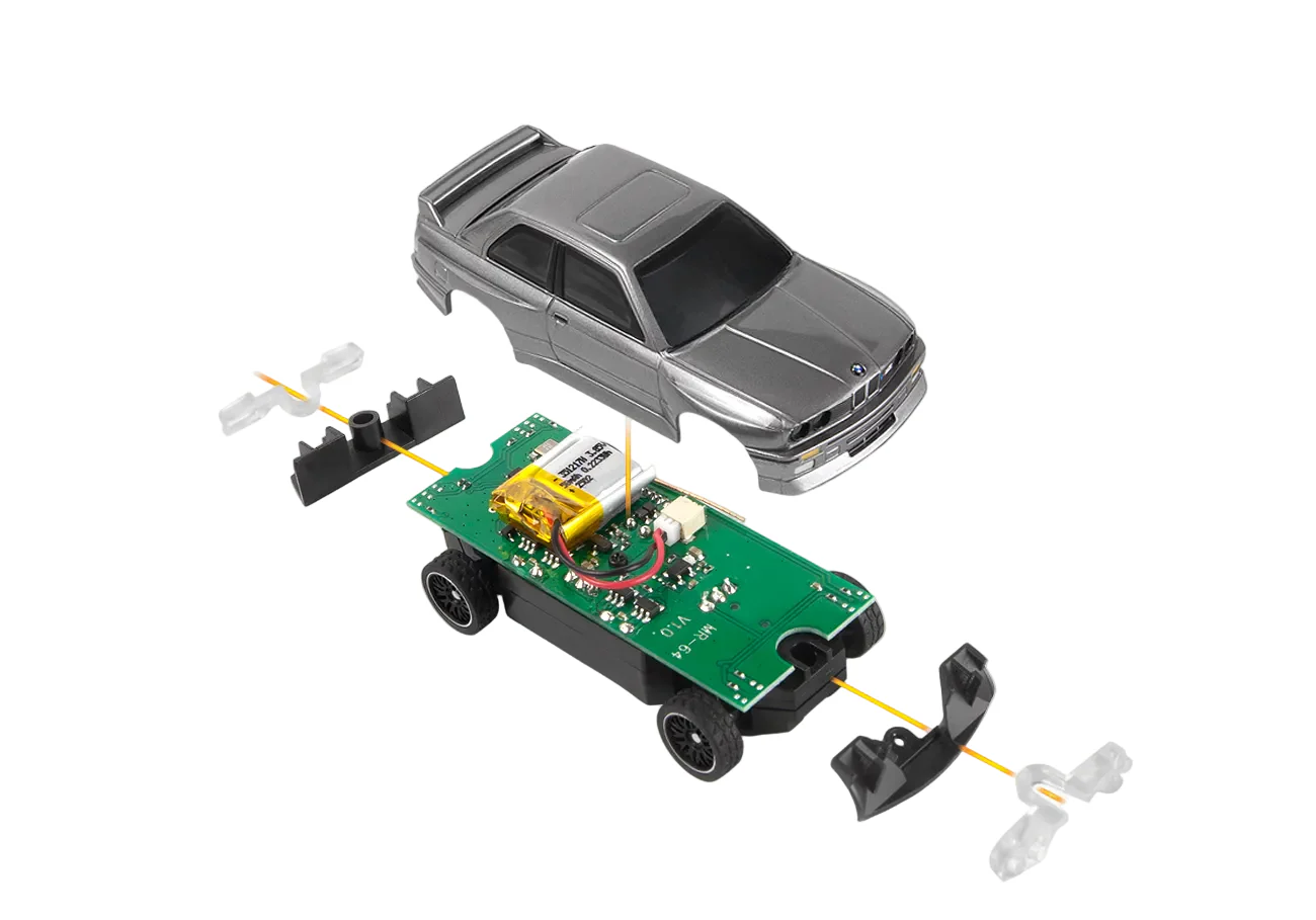 HPI Nano TTR BMW M3 E30 Ravaglia 1989 1/64 RTR - Image 5
