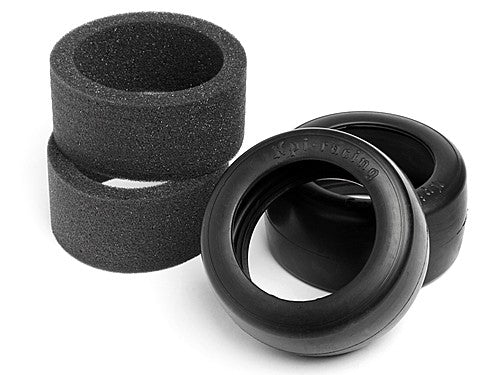 HPI Pneus Vintage Slick 31mm (x2) 4792 - Image 2