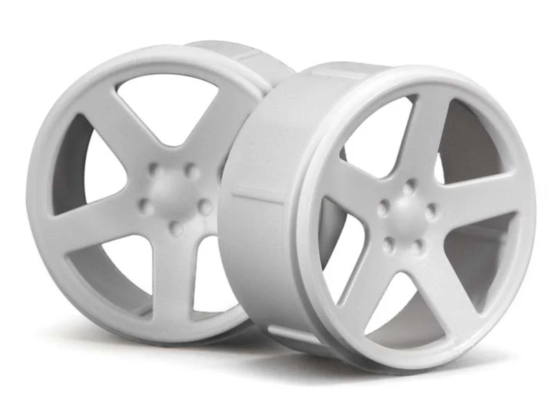 HPI Set Jantes Blanche (6Pcs) Micro RS4 73410 - Image 2
