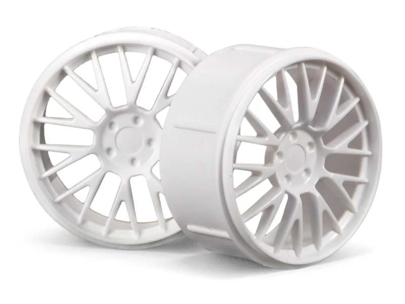 HPI Set Jantes Blanche (6Pcs) Micro RS4 73410 - Image 3