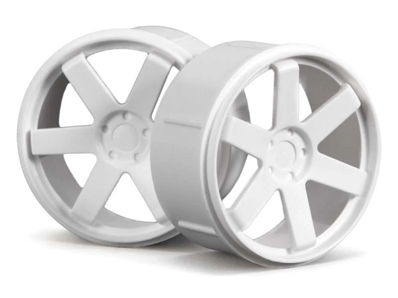 HPI Set Jantes Blanche (6Pcs) Micro RS4 73410 - Image 4