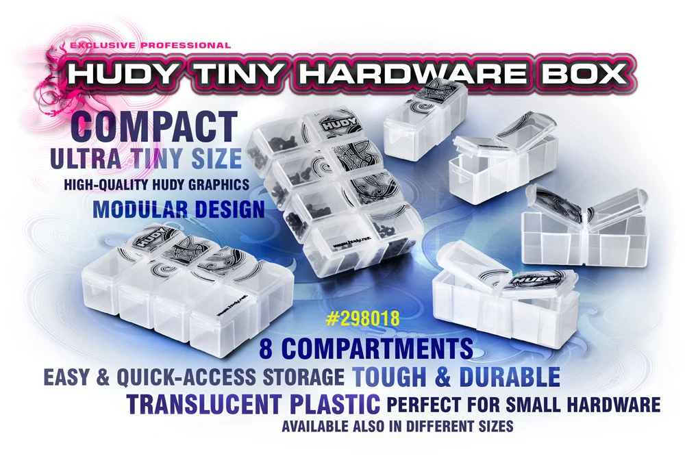 Hudy Boite de Rangement 8 Compartiments 298018 - Image 3